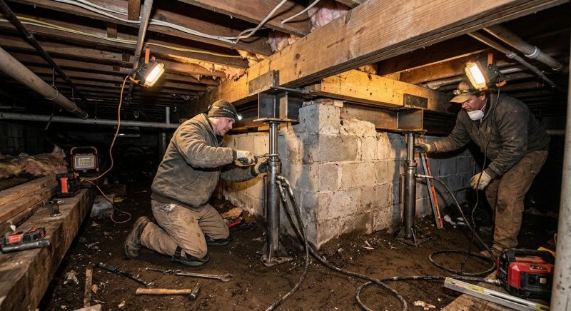 Basement Foundation Repair in Hackensack, NJ