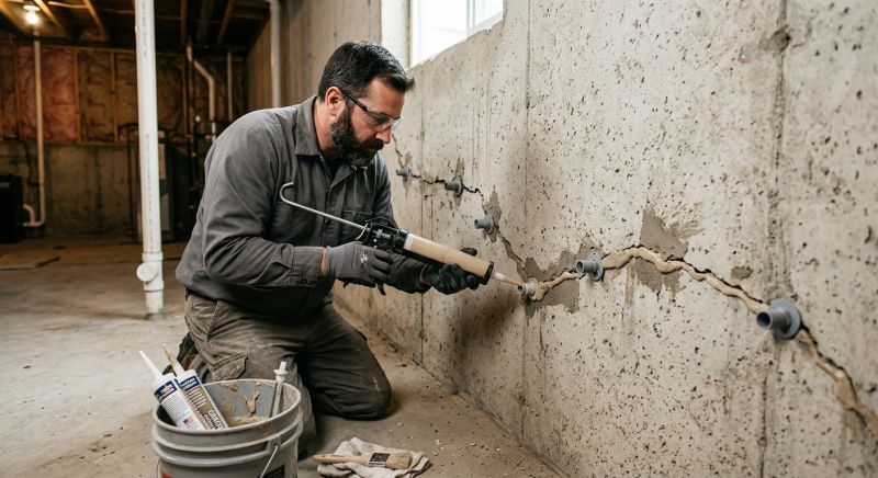 Basement Foundation Repair in Westtown, NY
