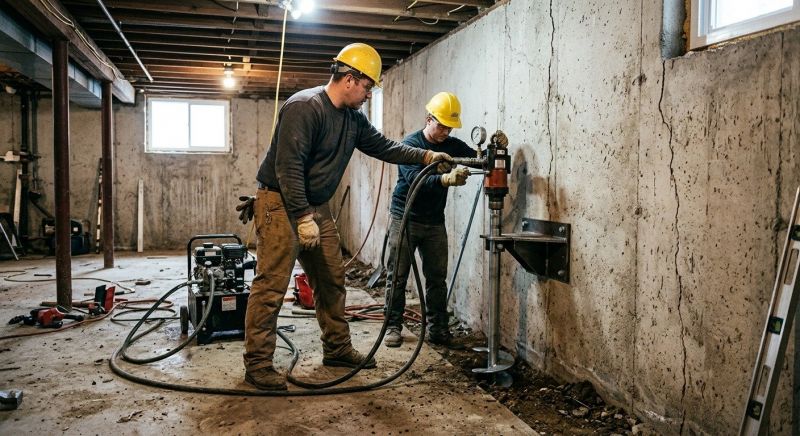 Basement Stabilization in West Milford, NJ