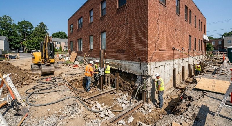 Building Foundation Repair in Nutley, NJ