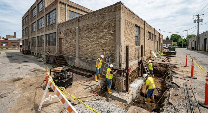 Building Foundation Repair in Oak Ridge, NJ