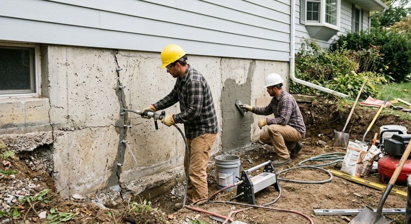 Concrete Foundation Repair in Warwick, NY