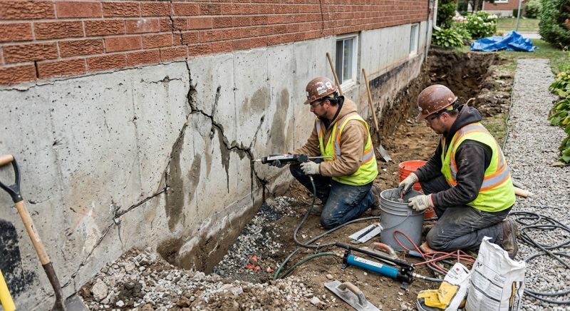Cracked Foundation Repair in West Milford, NJ