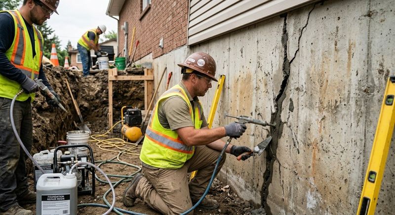 Cracked Foundation Repair in Morris County, NJ