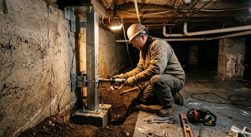 Crawlspace Foundation Repair in Franklin, NJ
