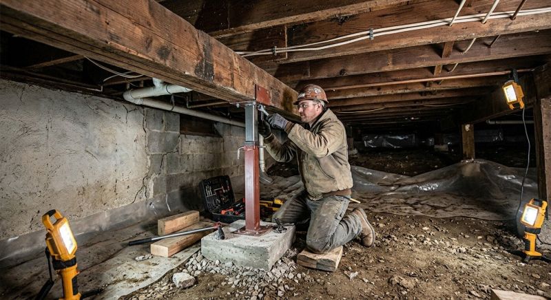 Crawlspace Foundation Repair in Oak Ridge, NJ