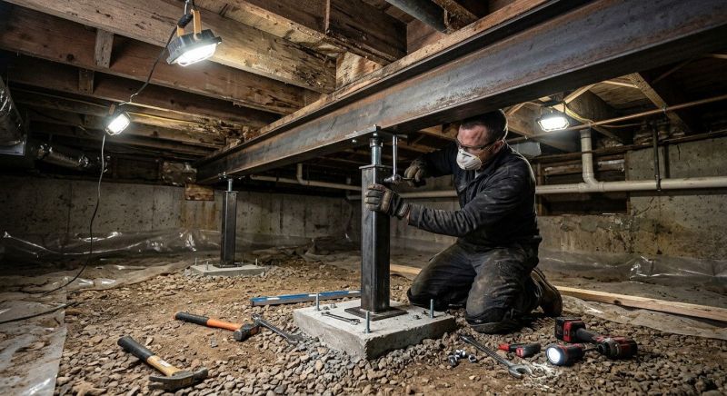 Crawlspace Structural Repair in West Milford, NJ
