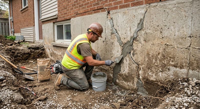 Foundation Crack Repair in Montclair, NJ
