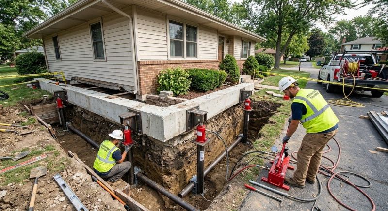 Foundation Jacking in Bogota, NJ