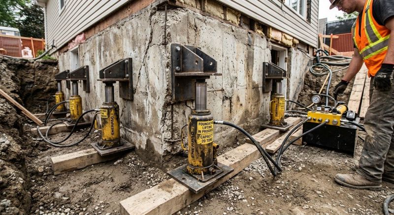 Foundation Jacking in Franklin, NJ