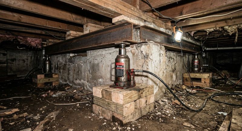 Foundation Jacking in Mendham, NJ