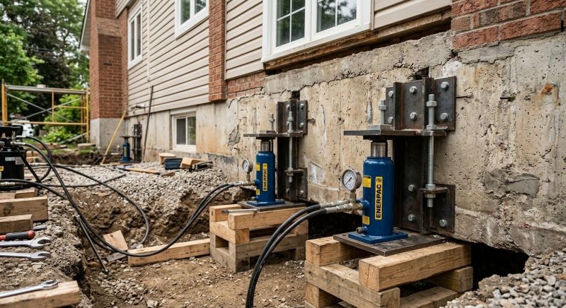 Foundation Jacking in Westtown, NY
