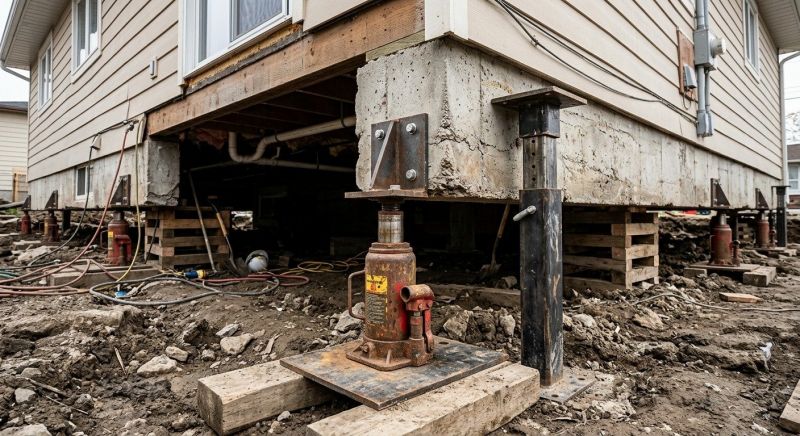 Foundation Jacking in Westtown, NY