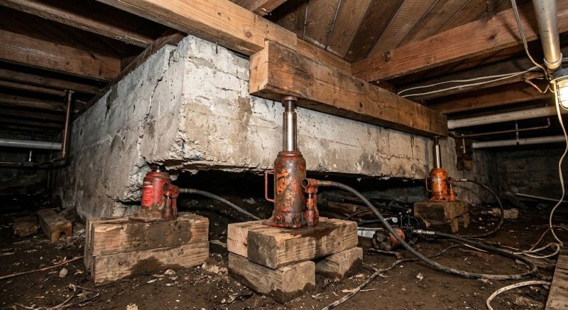 Foundation Jacking in Westtown, NY