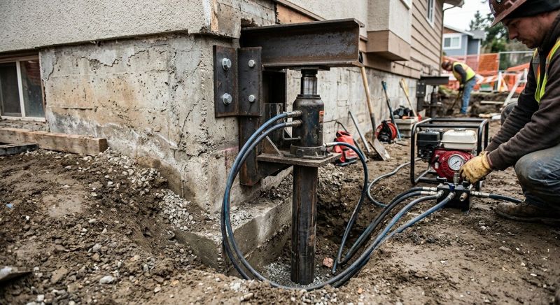 Foundation Lifting in Flanders, NJ