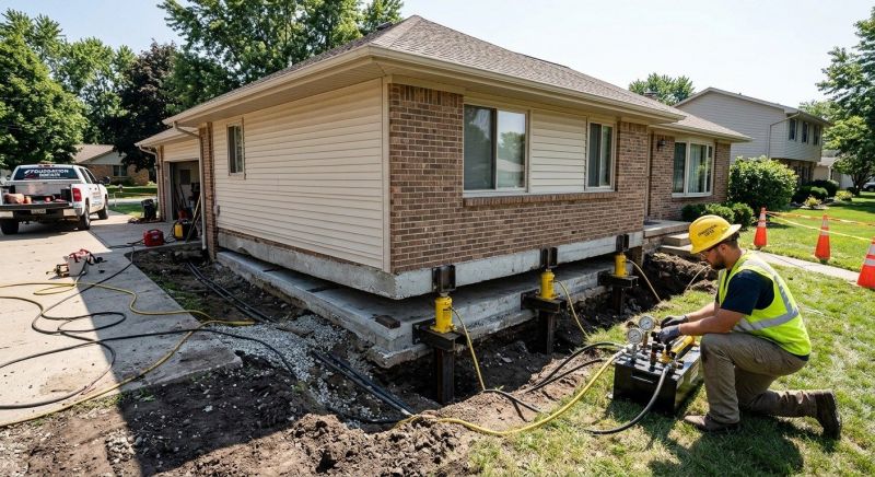 Foundation Lifting in West Milford, NJ