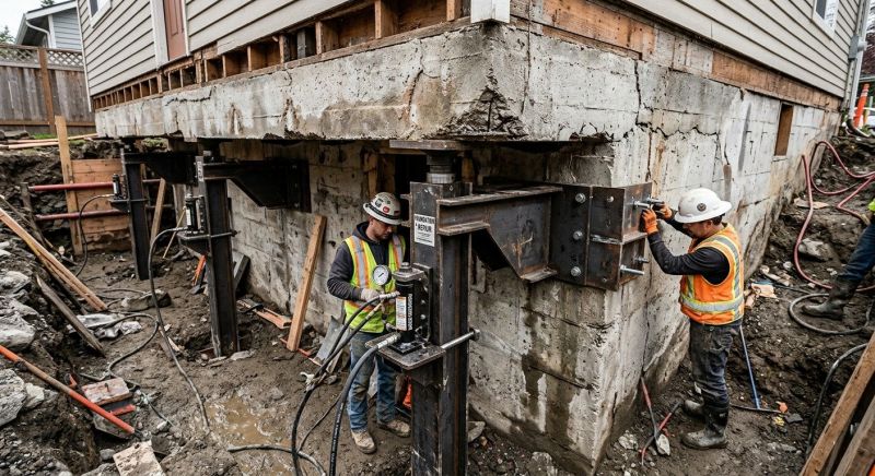 Foundation Lifting in Tuxedo Park, NY