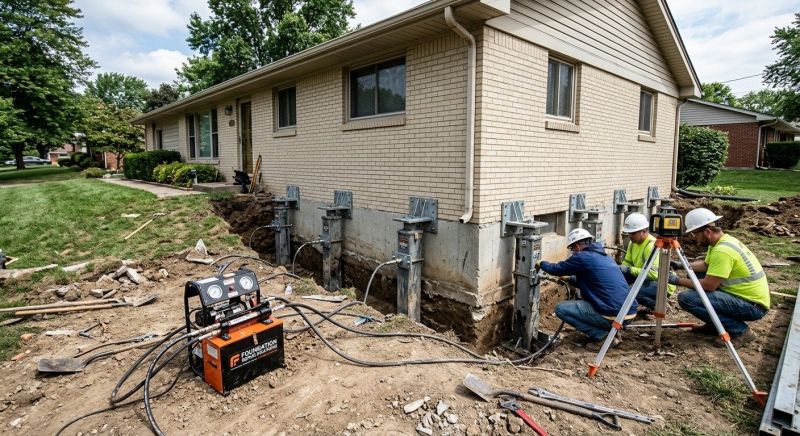 Foundation Pier Leveling in West Milford, NJ