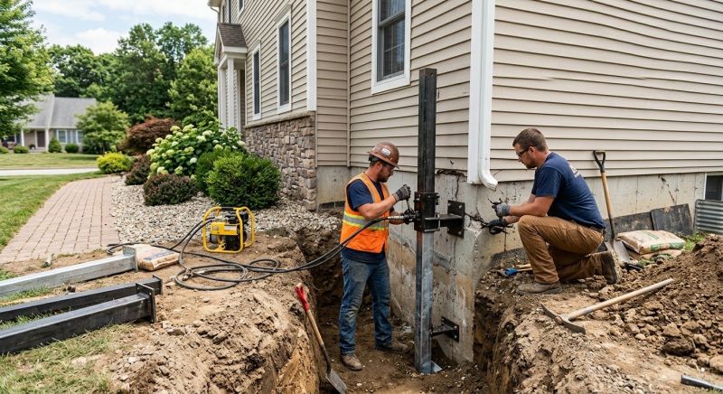 Foundation Stabilizing in Andover, NJ