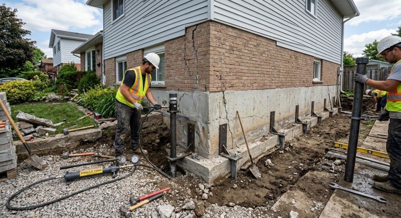 Foundation Stabilizing in Mendham, NJ