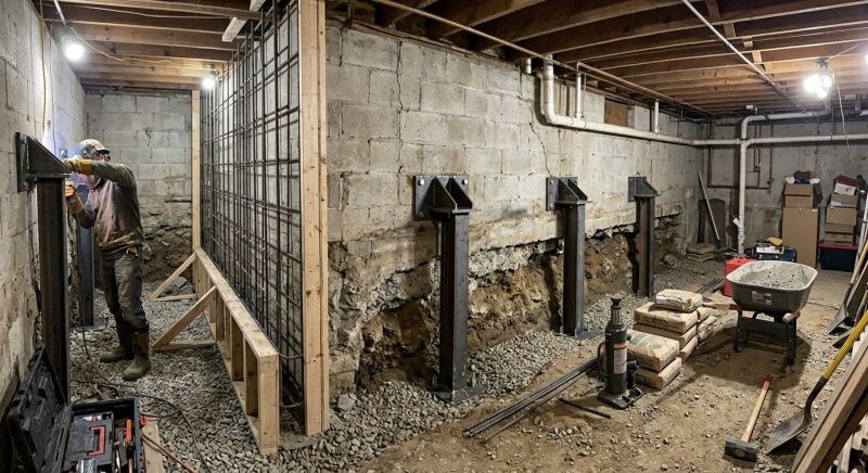 Foundation Stabilizing in Monsey, NY