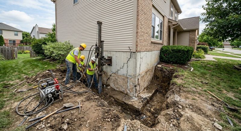 Foundation Stabilizing in Warwick, NY