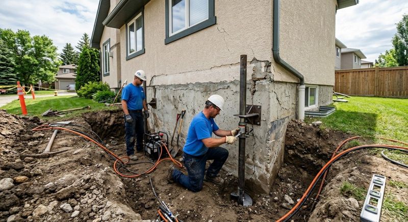 Helical Piers Installation in West Milford, NJ