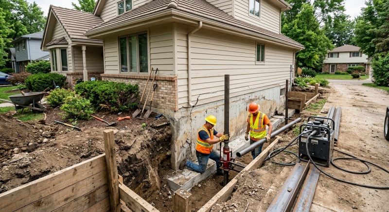 House Foundation Repair in Slate Hill, NY