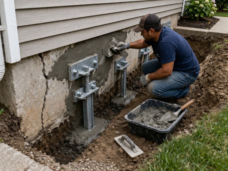 House Foundation Repair in Westtown, NY