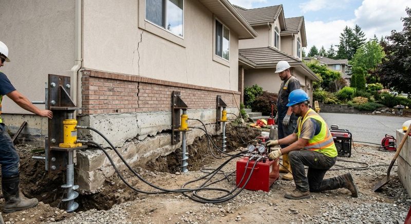 Sinking Foundation Lifting in West Milford, NJ