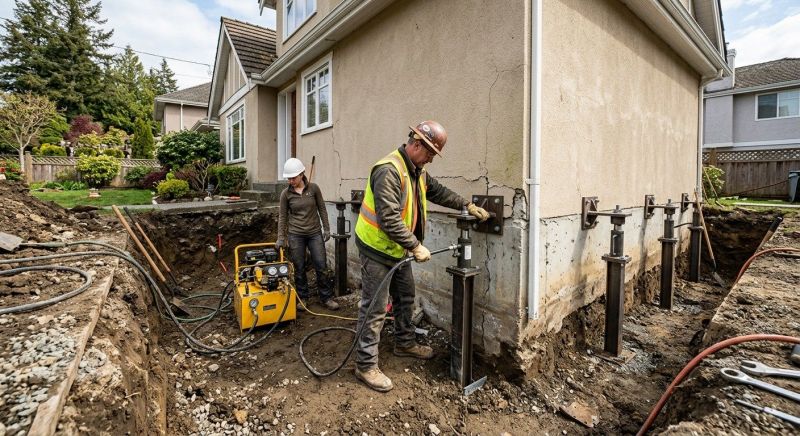Sinking Foundation Repair in East Orange, NJ