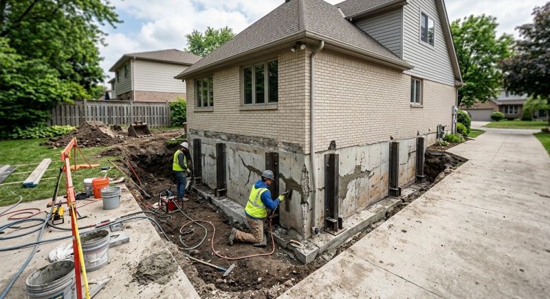 Sinking Foundation Repair in Ho Ho Kus, NJ