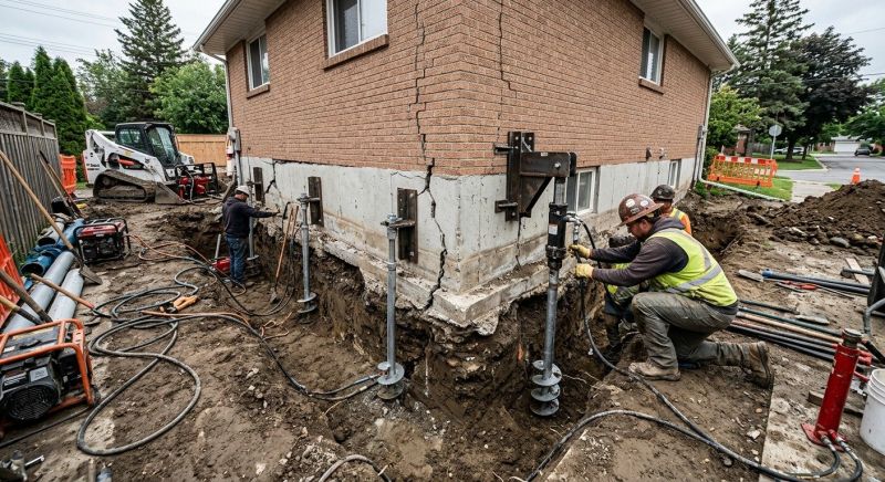 Sinking Foundation Repair in New City, NY