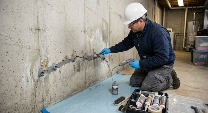 Structural Crack Repair in West Milford, NJ