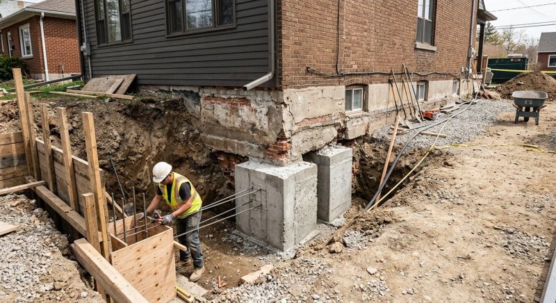 Structural Underpinning in West Milford, NJ