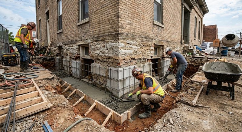 Structural Underpinning in West Milford, NJ